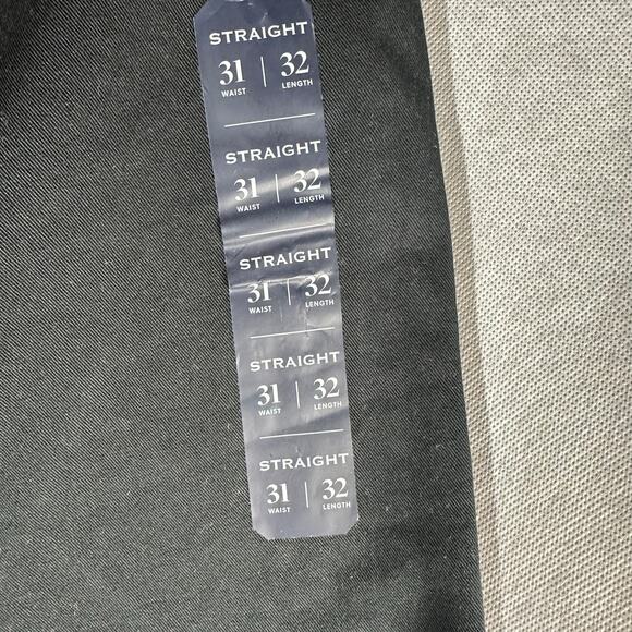 J. Crew Factory Straight Fit Flex Chino Pants Black Size 31x32 Casual Work Wear - Picture 10 of 10